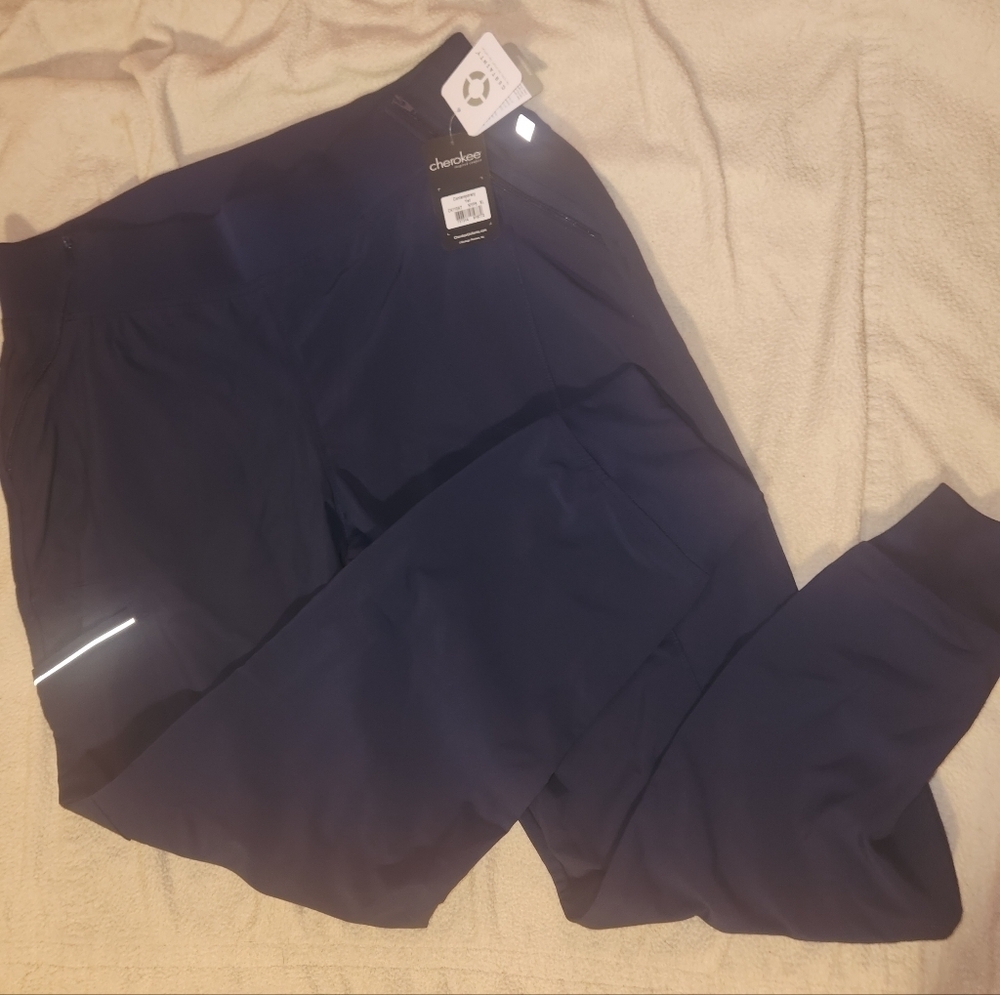 Infinity Women's 5-Pocket STRETCH Tapered Jogger Cargo Scrub Pants - XL TALL - Picture 8 of 12